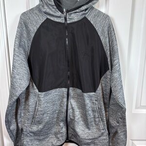 Beverly Hills Polo Club Men's Size (M) Gray Hoodie Zip up Sweatshirt Pre-Owned